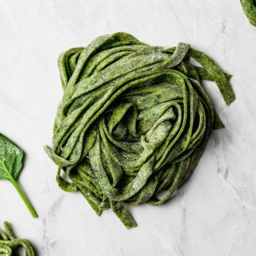 FETUCCINI DE ESPINACA