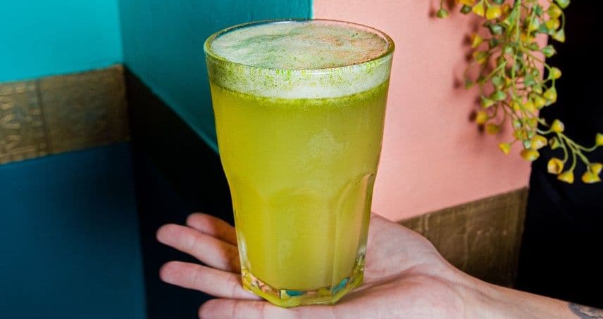 Limonada menta jengibre