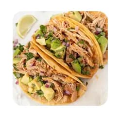 Tacos de Pollo (3 UN) (AL PLATO)