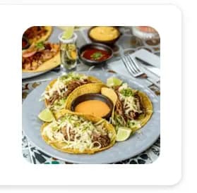 Tacos de Res (3 UN) (AL PLATO)