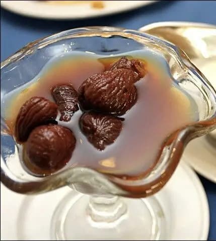 castañas a la crema