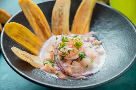 Ceviche de camarones