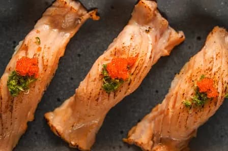 Niguiris de salmon