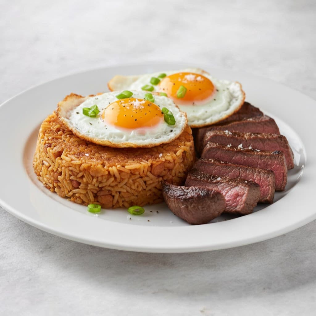 TACU TACU CON FILETE DE VACUNO