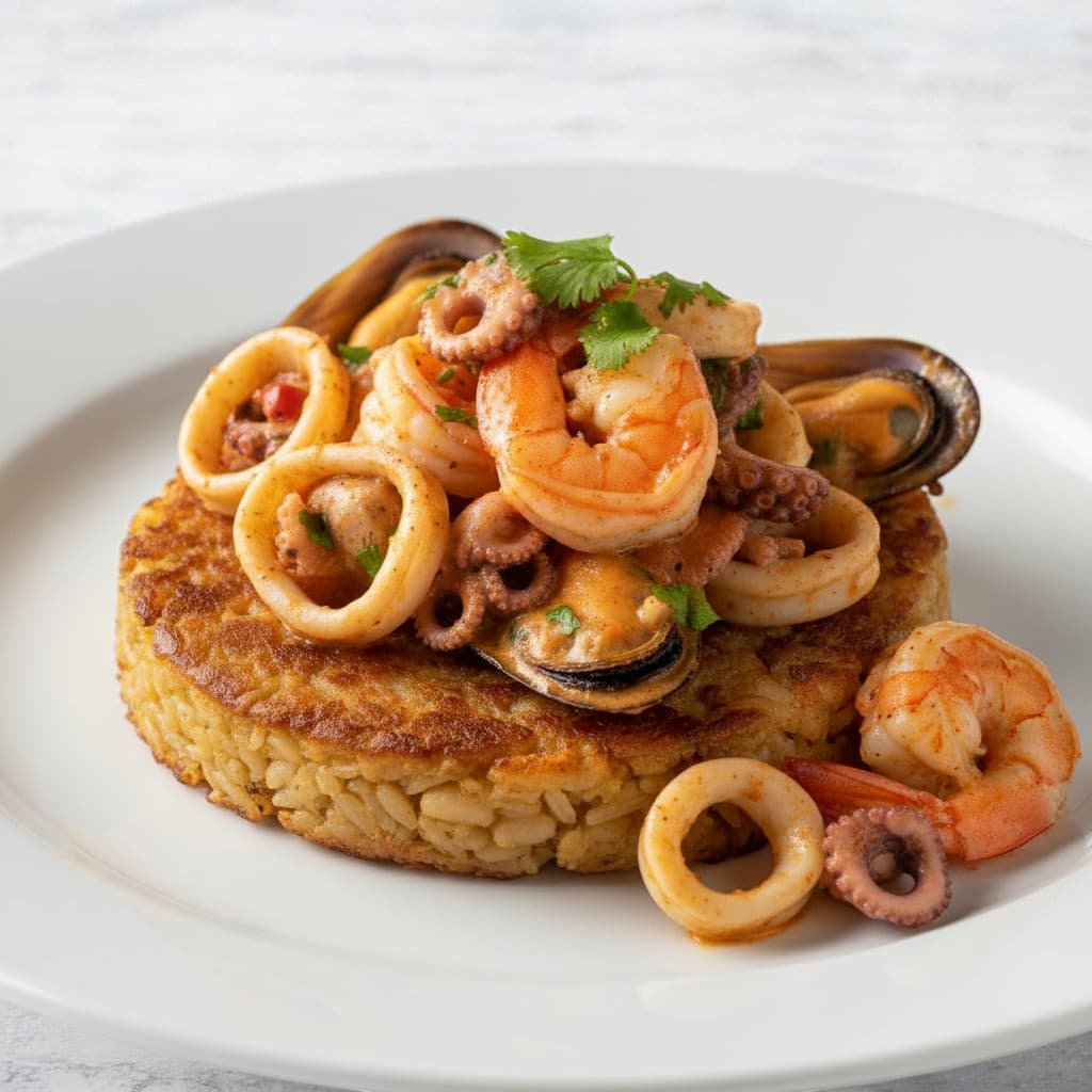 TACU TACU DE MARISCOS