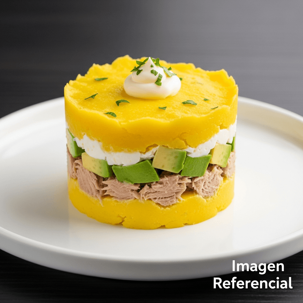 CAUSA LIMEÑA RELLENA DE ATÚN