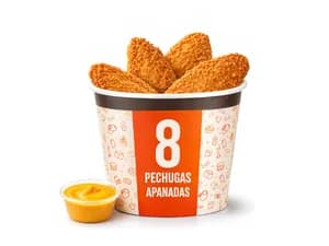 Bucket Pechuga Apanada 8U