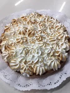 Pie de limón grande