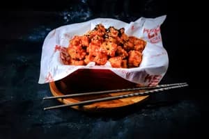 Tofu Frito Agridulce semipicante