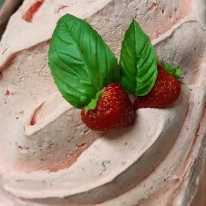 Frutilla albahaca sin azúcar