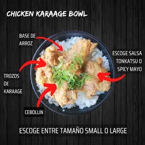 Chicken Karaage Bowl Large