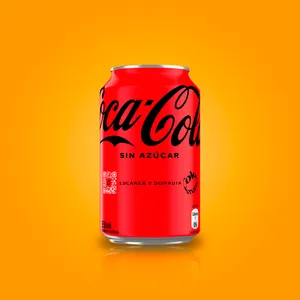 Coca Cola Lata 350 ml Sin Azucar