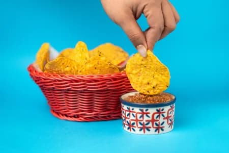 Nachos con chilis
