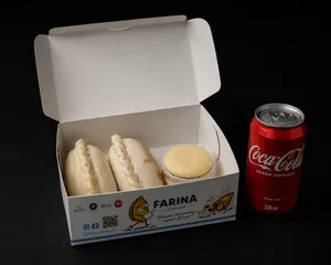 2 empanadas + alfajor de maicena y bebida