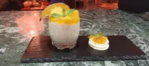 Tapioca con mango