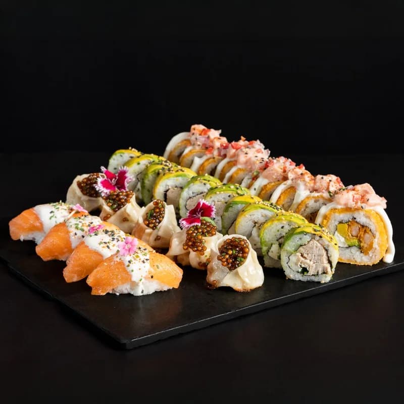 Tabla de sushi para 2