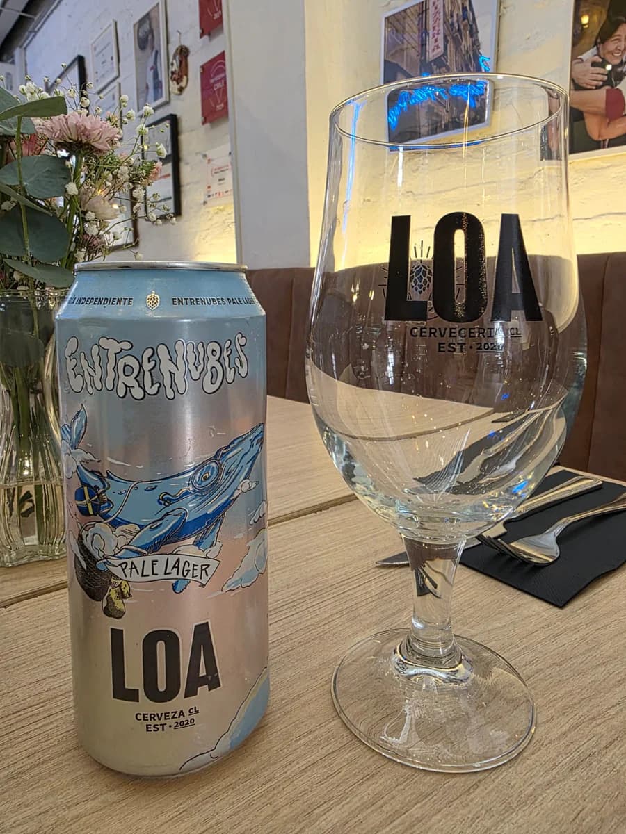 Cerveza LOA Entrenubes (Pale Lager)