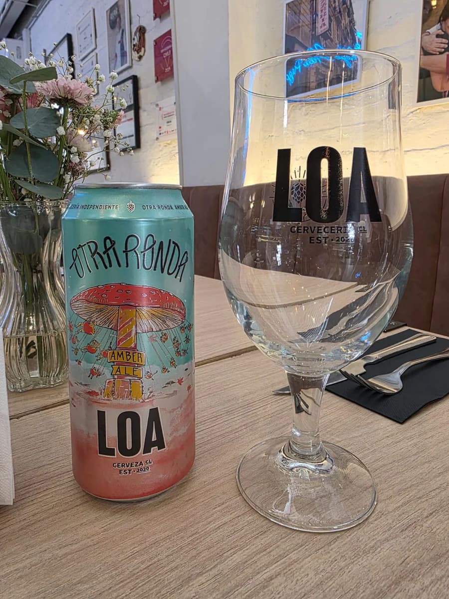 Cerveza LOA Otra Ronda ( Amber Ale)