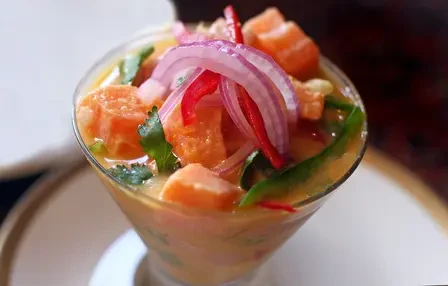 CEVICHE DE SALMON