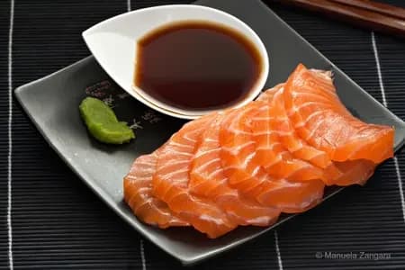 SASHIMI DE SALMON (6 cortes)