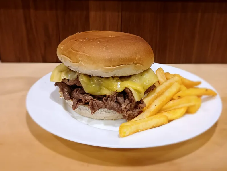 Churrasco Barro Luco más PapasFritas.