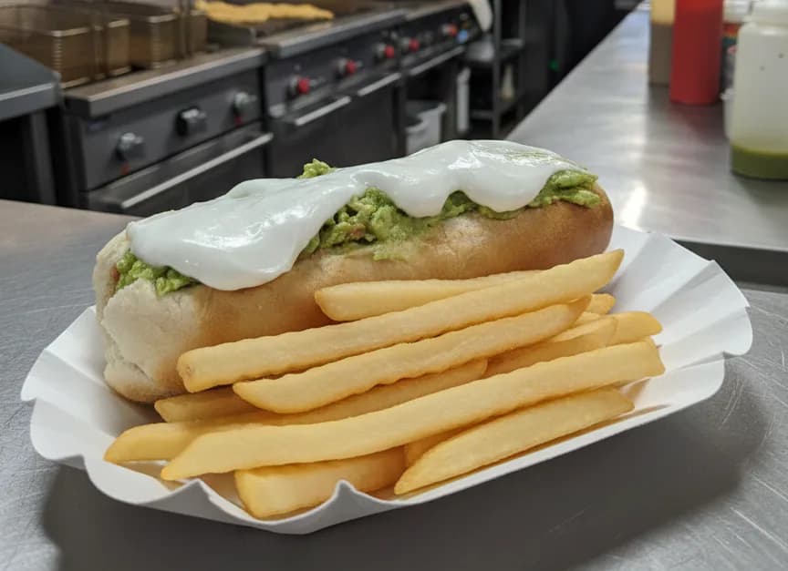 Completo + Papas Fritas