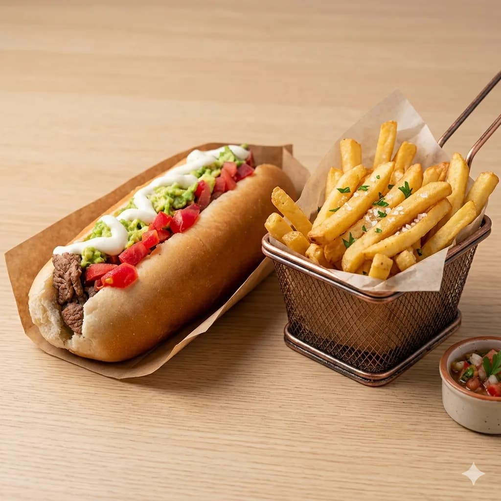 Mechapleto + Papas Fritas
