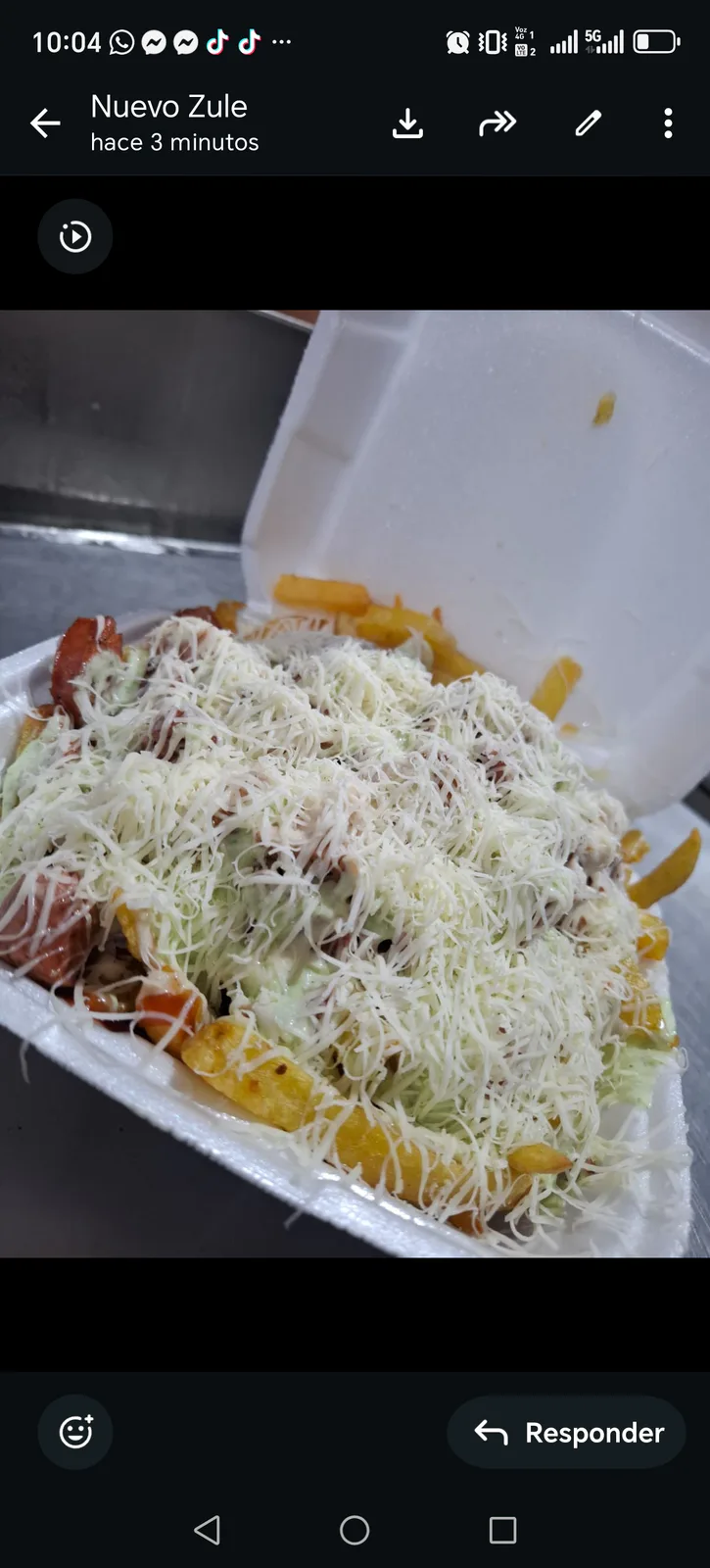 Salchipapa Mixta 8.000