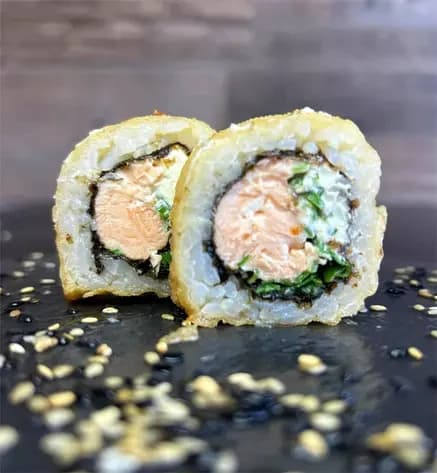 SAKE TEMPURA ROLLS