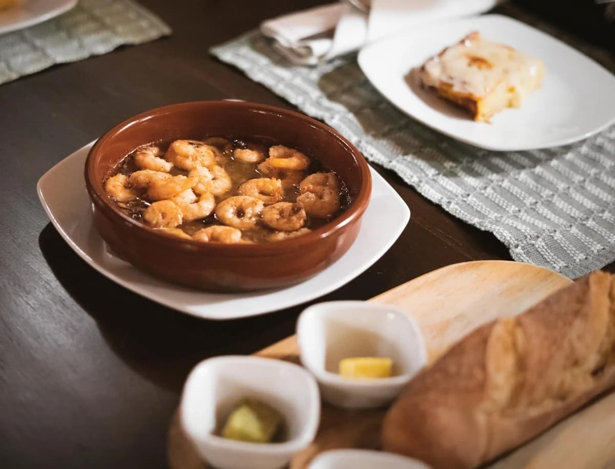 Camarones y ostiones a la parmesana