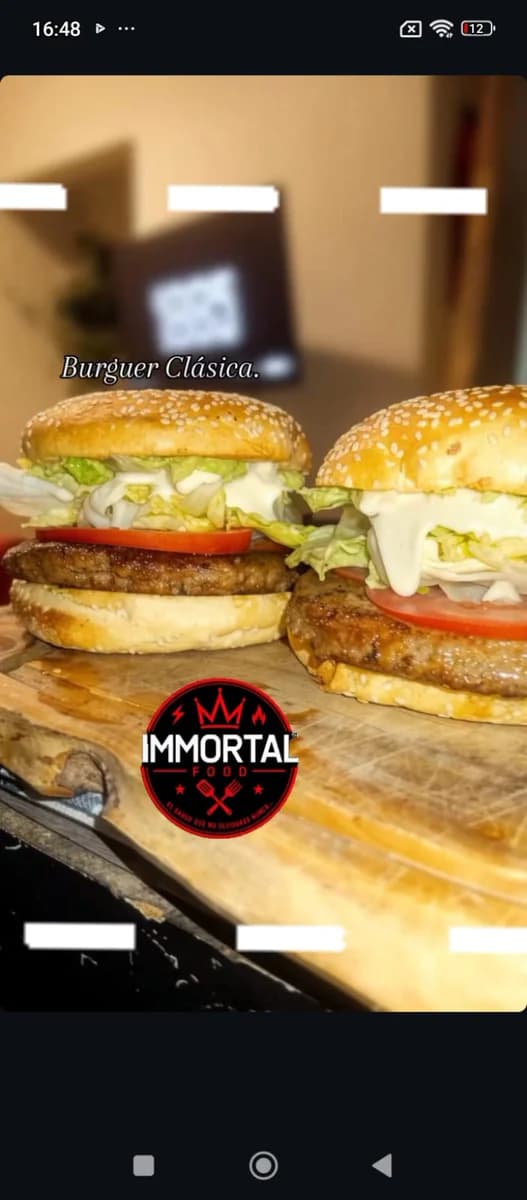 Hamburguesa Clásica Simple