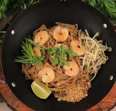 Pad thai camaron