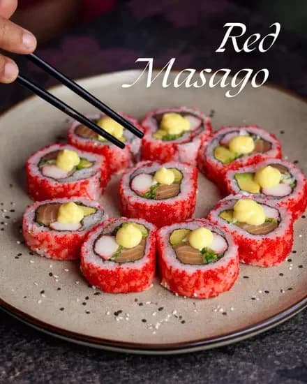 Red masago roll