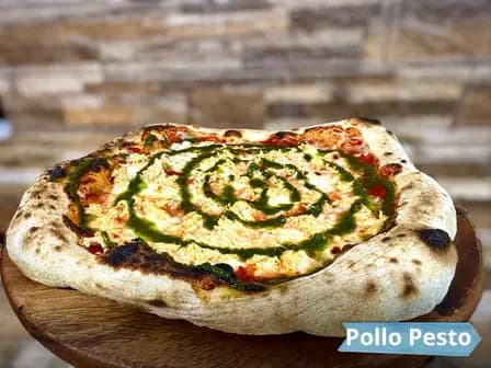 Pizza pollo pesto (30 CM)