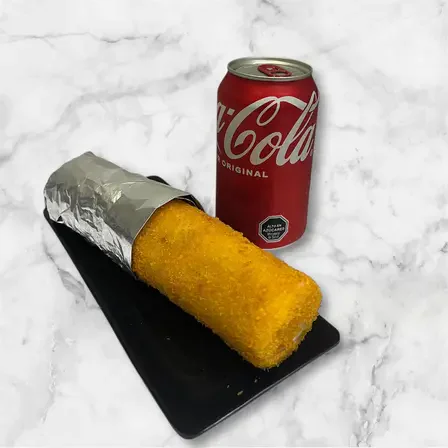 HAND ROLL DE POLLO + BEBIDA LATA
