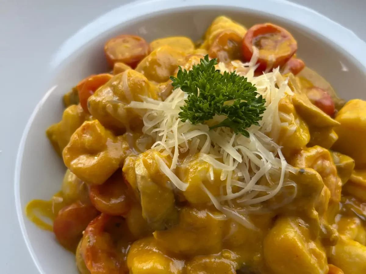 Gnocchi Ají Amarillo