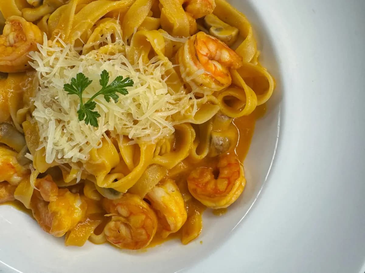 Fetuccini o Spaghetti Ají Amarillo
