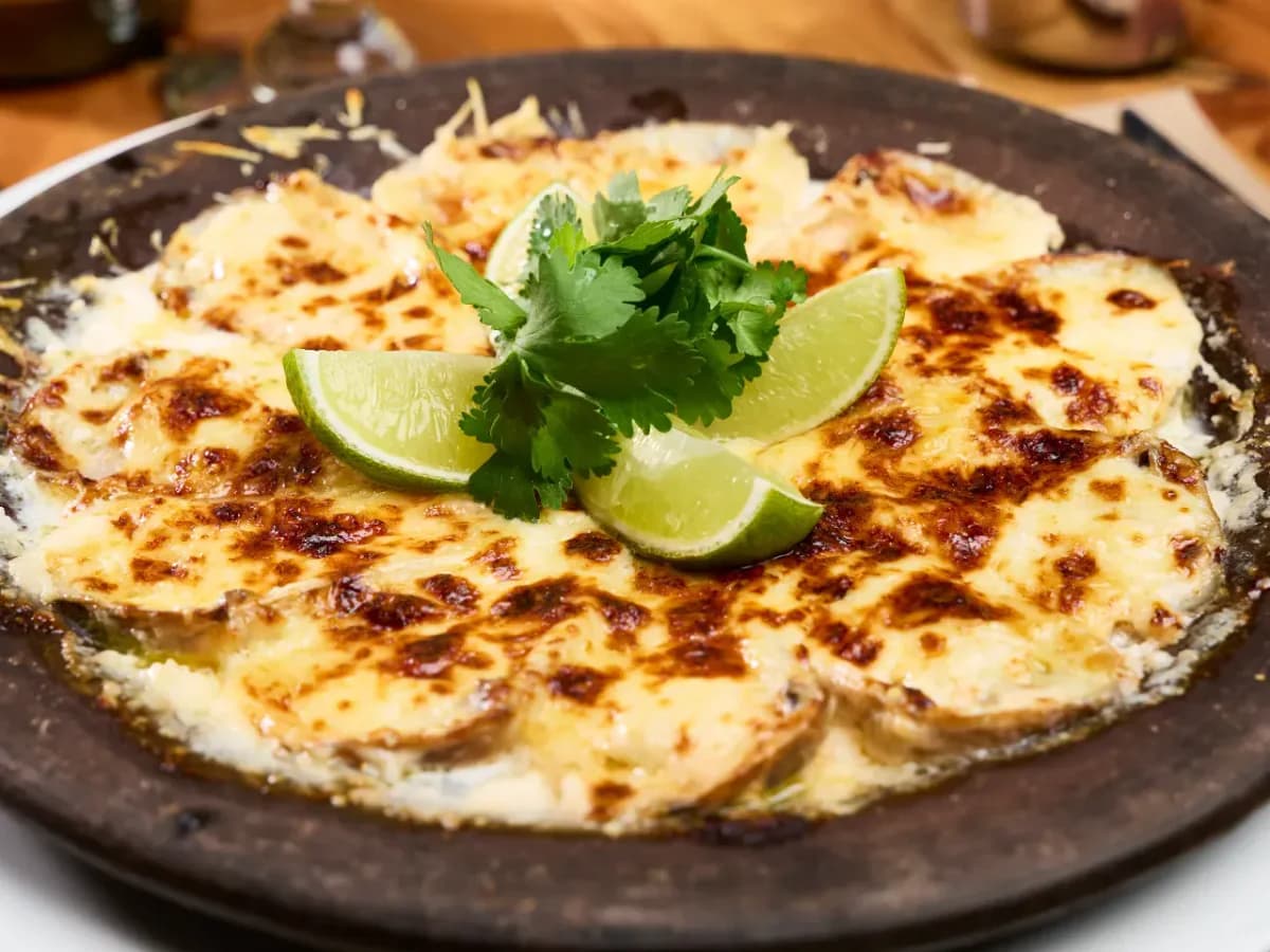 Machas a la parmesana