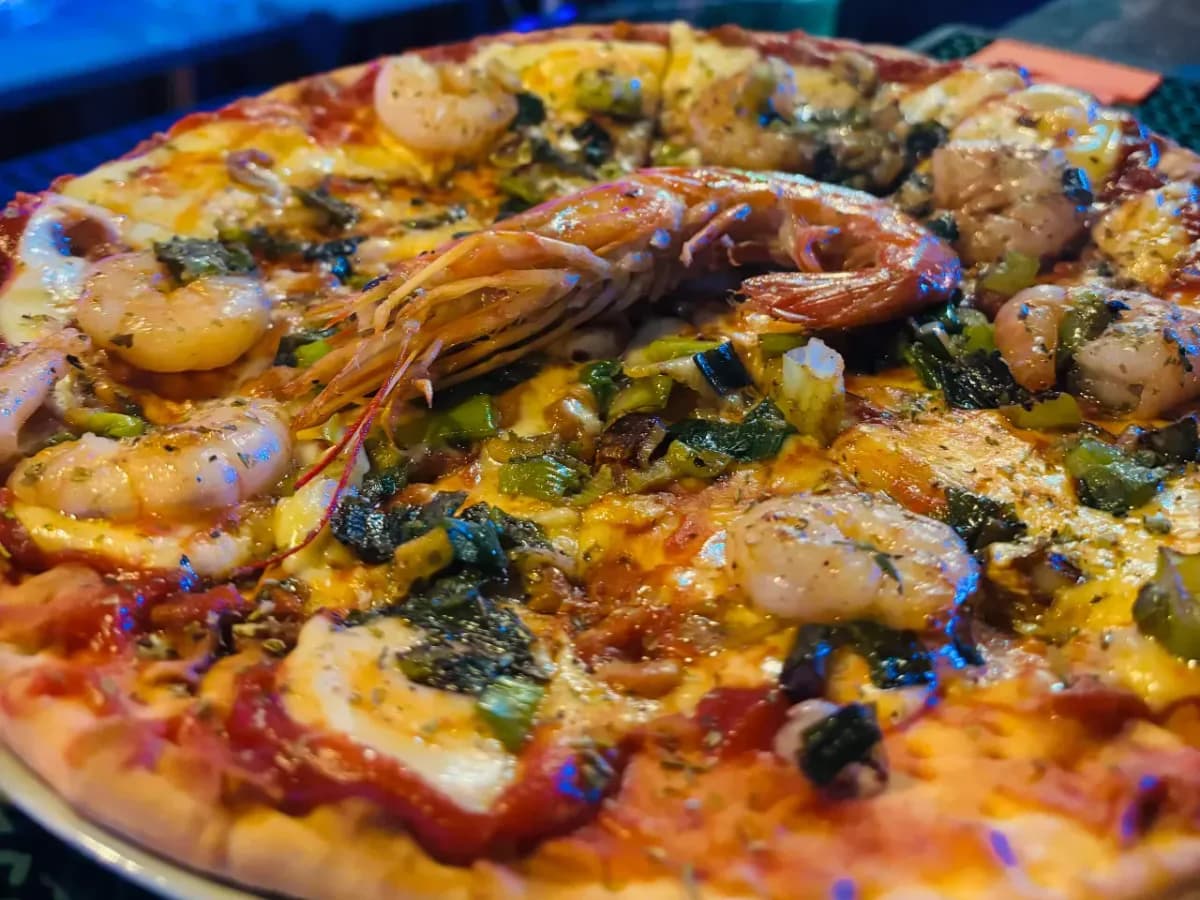 Pizza de Camarones