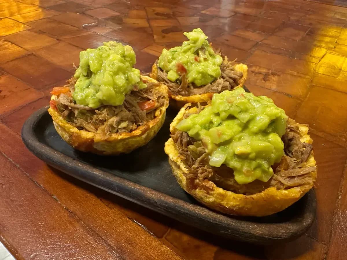 Canastas de carne mechada