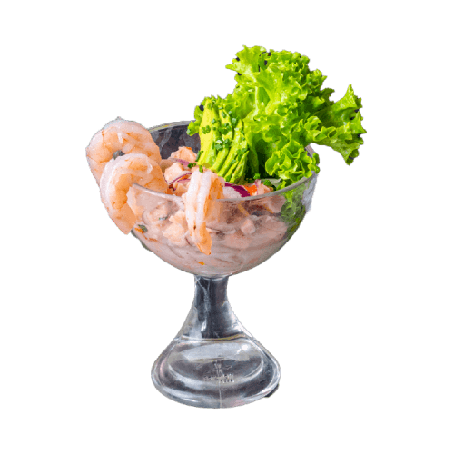 72B.- Ceviche Mixto 500Grs (Medio kilo + Jugos!!)