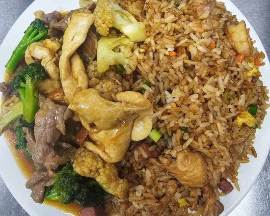 Oferta colaciones chapsui carne con Arroz chino