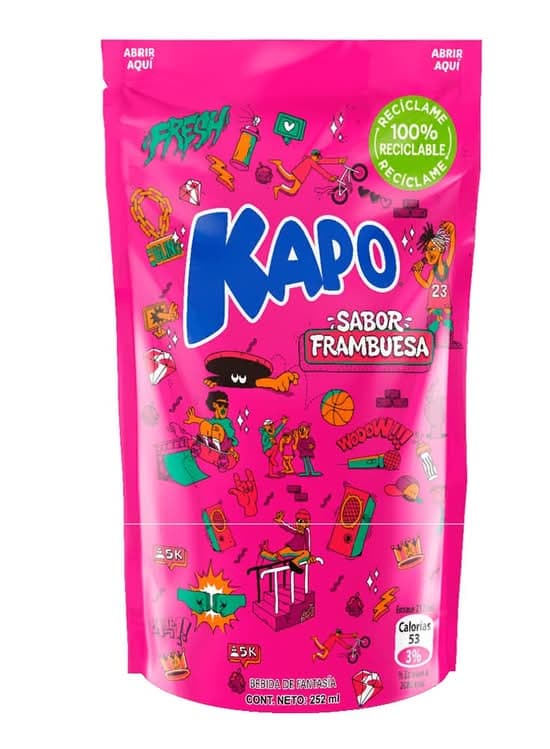 Каро de 252 ml de Frambuesa