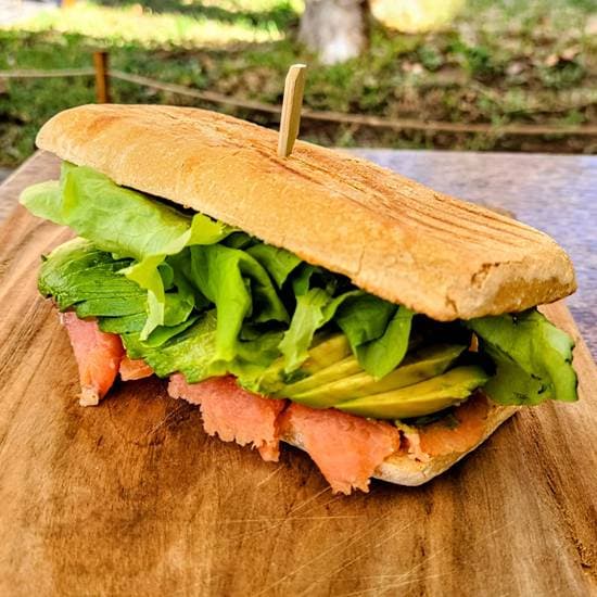 Ciabatta Salmón Queso Crema