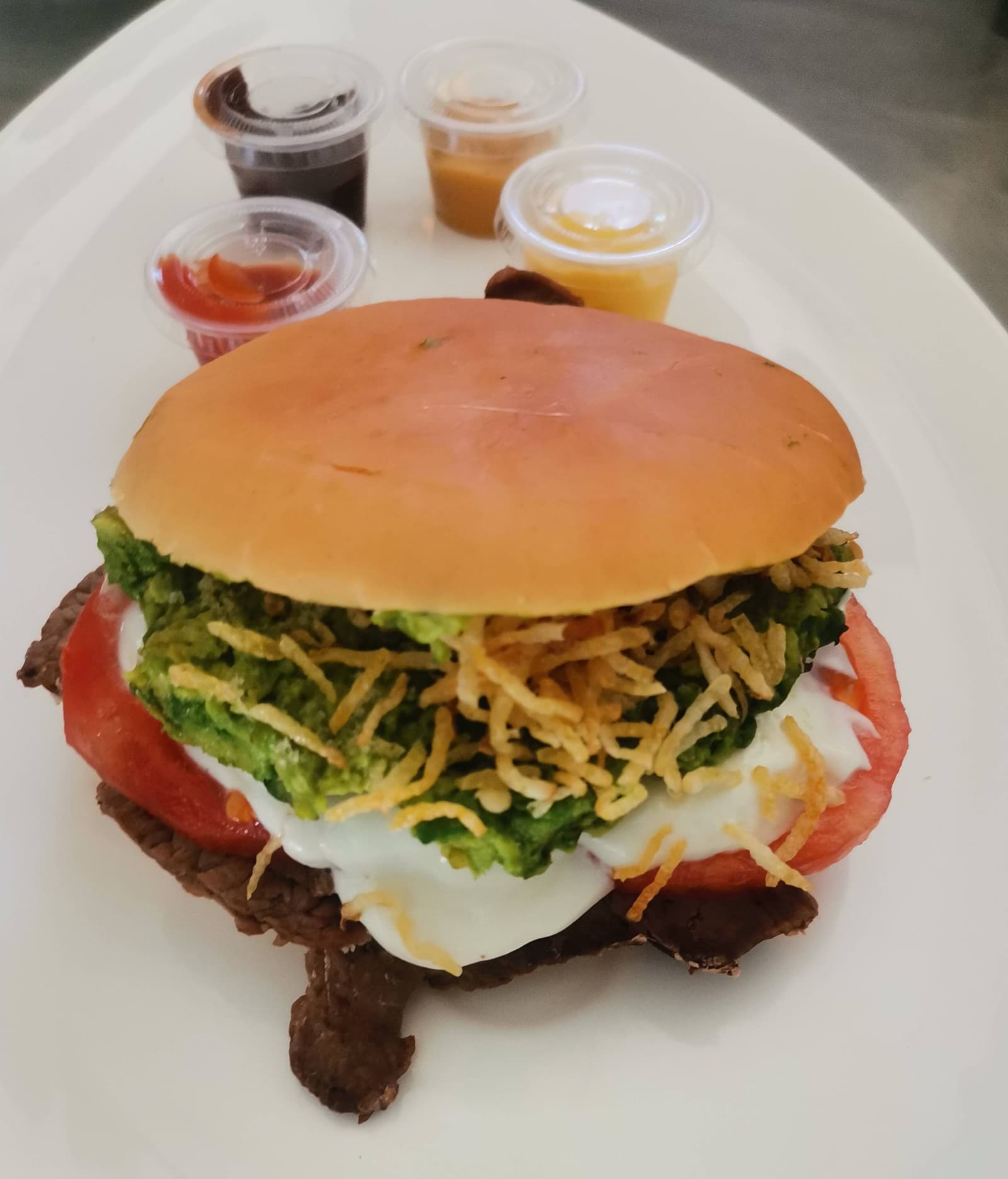 Churrasco italiano papas hilo