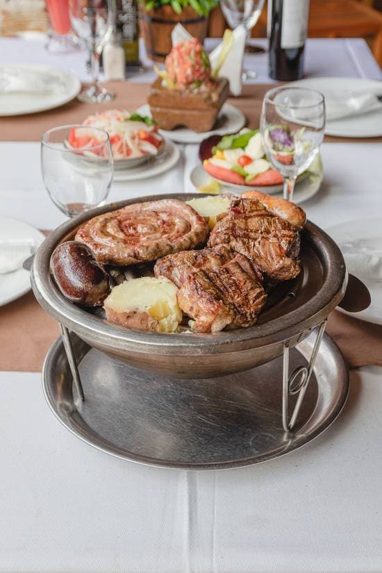 Brasero carnes y embutidos para 2 personas
