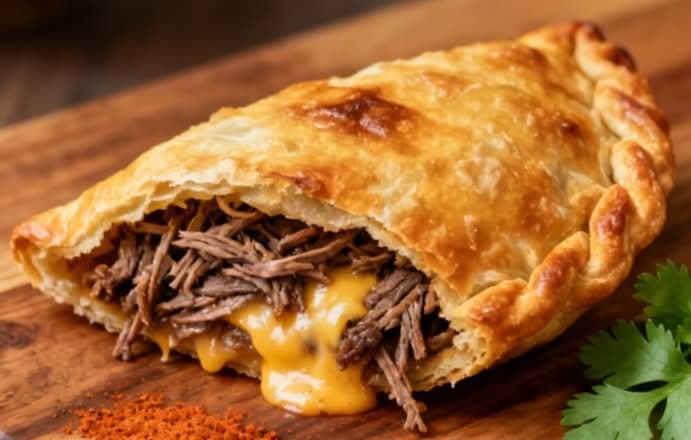 Empanada Mechada, Queso