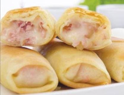 Arrollado de queso jamón 5 unidades 午餐肉