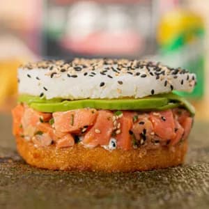 Sushi Burger Salmon