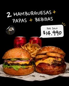 2 Hamburguesitas en Mano